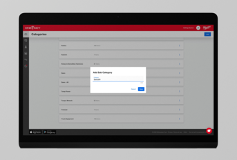 Organize Your Tools and Equipment by Adding Categories and Subcategories
