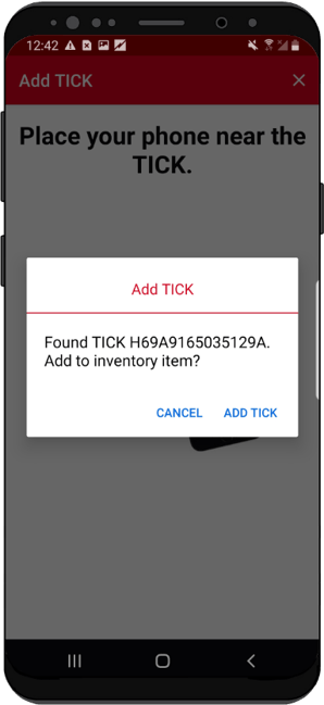 Adding TICK equipment tracker