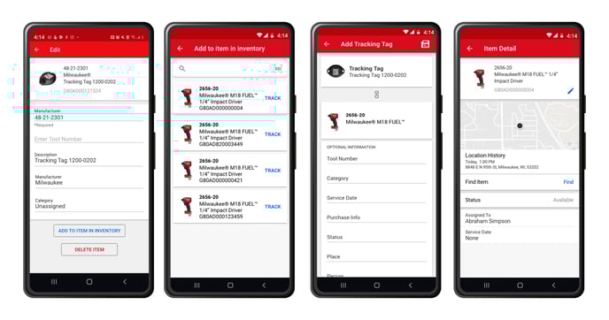 android-associate-bluetooth-tag-to-existing-inventory-item