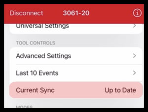 controlled torque wrench last sync