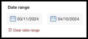 date range on controlled torque report