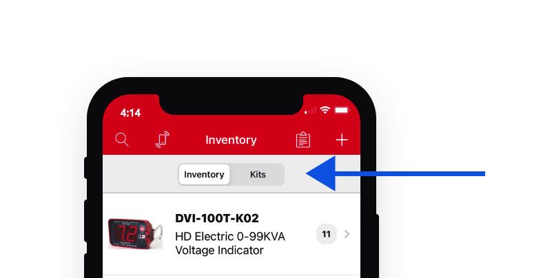 Inventory menu shows "kit" toggle button